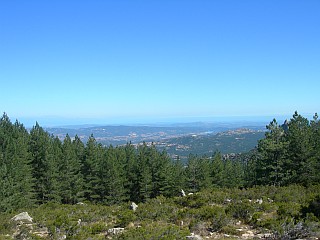 Aussicht von der Auffahrt zum Monte Limbara